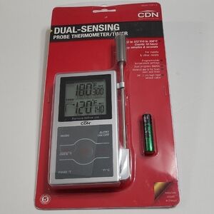NWT CDN Model DSP1-S Duel-Sensing Probe Thermometer/ Timer